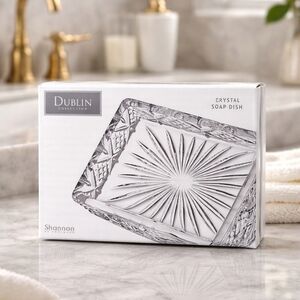 Shannon Dublin Collection Crystal Soap Dish – New in Box